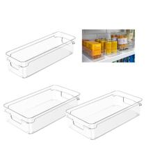 Conjunto 3 Organizador De Armários Multiuso 2,8 E 1,9 Litros