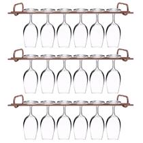Conjunto 3 Organizadores Porta Taças 42cm Suportes Suspensos Para Taças Conjunto 3 Organizadores Porta Taças 42cm Suportes Suspensos Para Taças