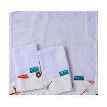 Conjunto 3 Paninhos Fraldinha de Boca Bebê Fazendinha