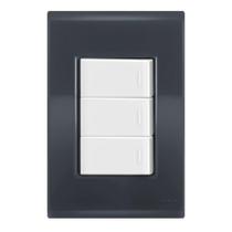 Conjunto 3 Paralelos - Tramontina Liz Grafite / Branco Conjunto 3 Paralelos - Tramontina Liz Grafite / Branco