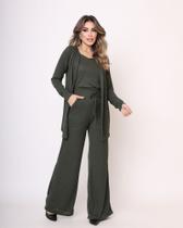 Conjunto 3 Peças Ana Paula Look Feminino de Frio Leve e Confortável