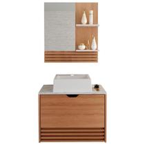 Conjunto 3 Peças Banheiro Amendoa Bn3630x13x14