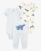 Conjunto 3 Peças Carter's - Dinossauros - Menino - Roupas de Bebê Confortáveis