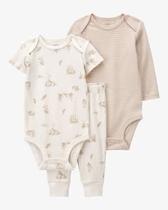 Conjunto 3 Peças Carter's - Patinhos - Unissex - Roupas de Bebê
