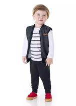 Conjunto 3 Peças Colete, Camiseta E Calça Marlan