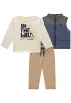 Conjunto 3 peças Inverno Menino Johnny Fox