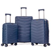 Conjunto 3 Peças Malas de Viagem, Modelo PPB012, Mala de Bordo, Média e Grande 20 24 28 pol. Conjunto 3 Peças Malas de Viagem, Modelo PPB012, Mala de Bordo, Média e Grande 20 24 28 pol.