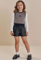 Conjunto 3 Peças Manga Longa Shorts Kukiê Conjunto 3 Peças Manga Longa Shorts Kukiê