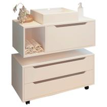Conjunto 3 Peças Para Banheiro Bn3600x43x44 Branco
