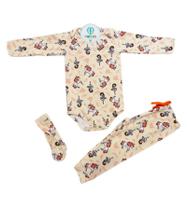 Conjunto 3 Peças Unicórnio e Bailarina com Faixa de Cabelo Tam.2 Conjunto 3 Peças Unicórnio e Bailarina com Faixa de Cabelo Tam.2