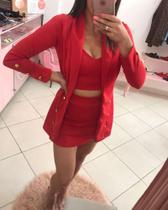 Conjunto 3 peças vermelho