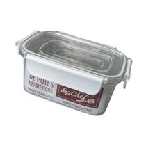 Conjunto 3 Potes Herméticos Retangulares Ideal para Armazenar Alimentos com Vedação Segura Organização da Cozinha e Conservação Prolongada Conjunto 3 Potes Herméticos Retangulares Ideal para Armazenar Alimentos com Vedação Segura Organização da Cozinha e Conservação Prolongada