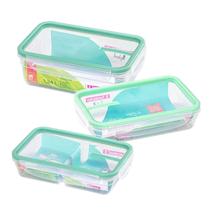 Conjunto 3 Potes Herméticos Sanremo 730ml 820ml 1,24L Verde Academia Fitness Organização Dieta Leve Conjunto 3 Potes Herméticos Sanremo 730ml 820ml 1,24L Verde Academia Fitness Organização Dieta Leve