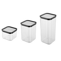 Conjunto 3 Potes Herméticos Conjunto 3 Potes Herméticos