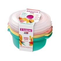Conjunto 3 Potes Plásticos Sanremo Linha Vac Freezer 530ml Use em Micro-ondas, Freezer e Máquina de Lavar Louças Conjunto 3 Potes Plásticos Sanremo Linha Vac Freezer 530ml Use em Micro-ondas, Freezer e Máquina de Lavar Louças
