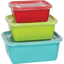 Conjunto 3 Potes Retangular São Paulo Jaguar Sortido Conjunto 3 Potes Retangular São Paulo Jaguar Sortido