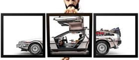 Conjunto 3 Quadros De Volta Para O Futuro Carro Decoração Conjunto 3 Quadros De Volta Para O Futuro Carro Decoração