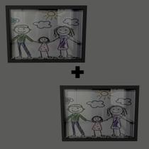 Conjunto 3 Quadros Decorativos Minimalistas 33,5x25 cm Mdf