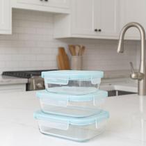 Conjunto 3 Tigelas de Vidro Refratário Thika 410 680 1040 ML Conjunto 3 Tigelas de Vidro Refratário Thika 410 680 1040 ML