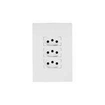 Conjunto 3 Tomadas 10a Linha I9 Ilumi - Kit De Tomadas Elétricas Conjunto 3 Tomadas 10a Linha I9 Ilumi - Kit De Tomadas Elétricas