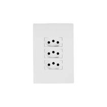 Conjunto 3 Tomadas 10A Linha I9 Ilumi - Kit de Tomadas Elétricas Conjunto 3 Tomadas 10A Linha I9 Ilumi - Kit de Tomadas Elétricas