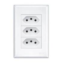 Conjunto 3 Tomadas 20a 4x2 Evidence Fame Completa Conjunto 3 Tomadas 20a 4x2 Evidence Fame Completa