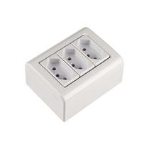 Conjunto 3 Tomadas 20A Tramontina Linha Lizflex - Kit Elétrico Residencial Conjunto 3 Tomadas 20A Tramontina Linha Lizflex - Kit Elétrico Residencial