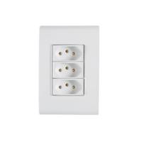 Conjunto 3 Tomadas 2P+T 20A 4x2 Tramontina Liz