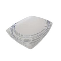 Conjunto 3 Travessas Rasas Porcelana Italiana Luxo Bugatti Conjunto 3 Travessas Rasas Porcelana Italiana Luxo Bugatti