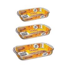 Conjunto 3 Un. Assadeiras Sempre Resistentes Conjunto 3 Un. Assadeiras Sempre Resistentes