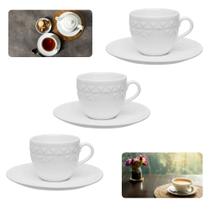 Conjunto 3 Xicaras Mia Perola 75 Ml Cafézinho