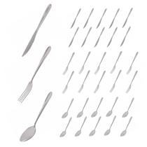 Conjunto 36 Talheres Garfo Colher Faca Inox Luxo Conjunto 36 Talheres Garfo Colher Faca Inox Luxo