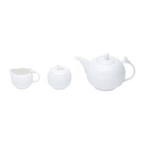 Conjunto 3pc Porcelana P/ Café Birds Branco Wolff