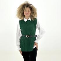 Conjunto 3RD Camisa, Colete e Cinto Feminino