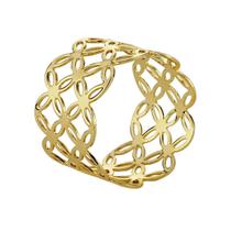 Conjunto 4 Anéis P/Guardanapos Metal Dourado Rojemac Conjunto 4 Anéis P/Guardanapos Metal Dourado Rojemac