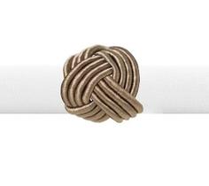 Conjunto 4 argolas para guardanapo traccia toffee 081499 - copa & cia - Conjunto 4 argolas para guardanapo traccia toffee 081499 - copa & cia -