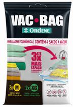 CONJUNTO 4 BAGS - 2 M (45x65) E 2 XG (80x100) - Vac Bag - Saco a Vácuo