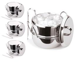 Conjunto 4 Baldes De Gelo Inox Térmico Com Pegador De Gelo e Tampa Atacado Casa Bar Festa Evento Conjunto 4 Baldes De Gelo Inox Térmico Com Pegador De Gelo e Tampa Atacado Casa Bar Festa Evento