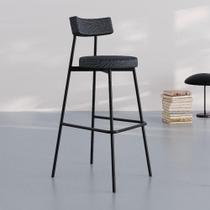 Conjunto 4 Banquetas Altas Stout Corriente Est.Preta Conjunto 4 Banquetas Altas Stout Corriente Est.Preta