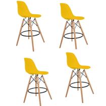 Conjunto 4 banquetas eames dsw m