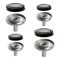 Conjunto 4 Bocas 2gd + 2pq Para Fogão Atlas Monaco Plus