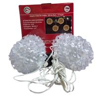 Conjunto 4 Bolas Flor Cerejeira 200 Led Iluminação Decorável