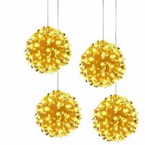 Conjunto 4 Bolas Flor Cerejeiro 200 Leds Warm - Global