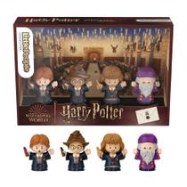 Conjunto 4 Bonecos Harry Potter e a Pedra Filosofal - Little People Collector - Fisher Price - Mattel