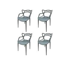 Conjunto 4 Cadeiras Allegra Konkret em Polipropileno
