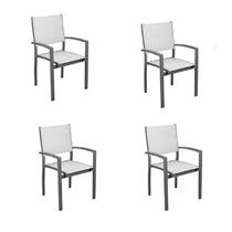 Conjunto 4 Cadeiras Alumínio Angra