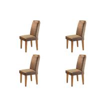 Conjunto 4 Cadeiras Athenas Imbuia Conjunto 4 Cadeiras Athenas Imbuia