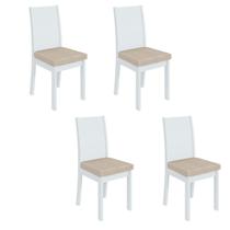 Conjunto 4 Cadeiras Athenas Móveis Lopas