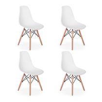 Conjunto 4 Cadeiras Charles Eames Eiffel - Branca