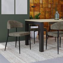 Conjunto 4 Cadeiras de Jantar Bless Lautrec Est.Preta